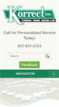 Mobile Screenshot of korrectplumbing.com